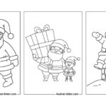 Weihnachtsmann Ausmalbilder