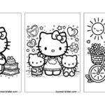10 Hello Kitty Ausmalbilder | Gratis Malvorlagen zum Ausdrucken