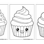 Cupcake Ausmalbilder