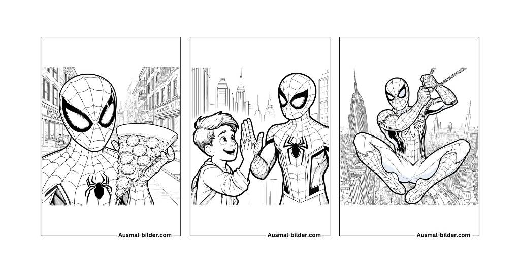 Spiderman Ausmalbilder
