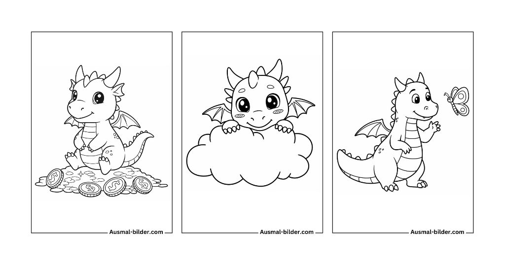 Drachen Ausmalbilder