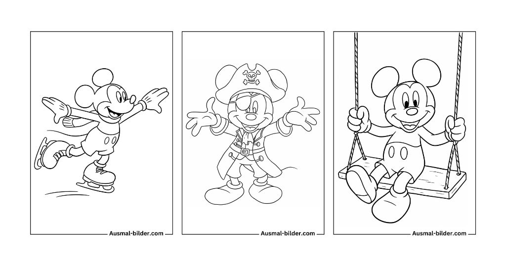 Mickey Mouse Ausmalbilder