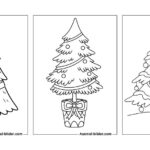 Weihnachtsbaum Ausmalbilder