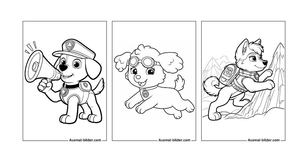 Paw Patrol Ausmalbilder