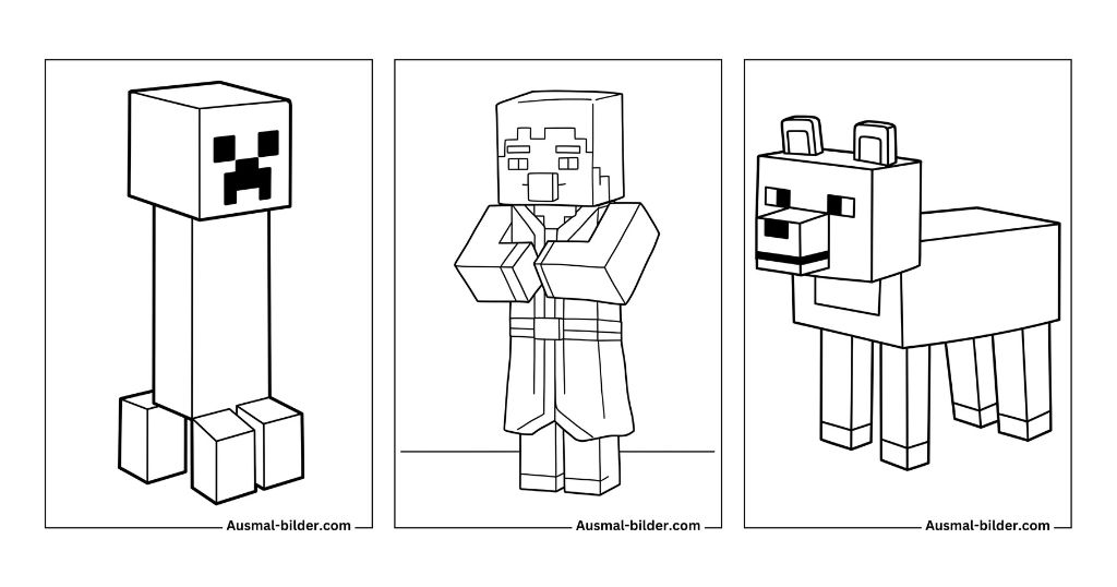 Minecraft Ausmalbilder